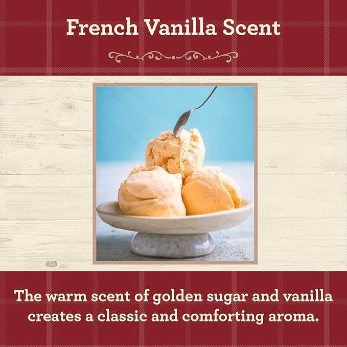 Our Own Candle Company, French Vanilla Scented Mason Jar Candle, 100 Hour Burn Time, 13 Ounces