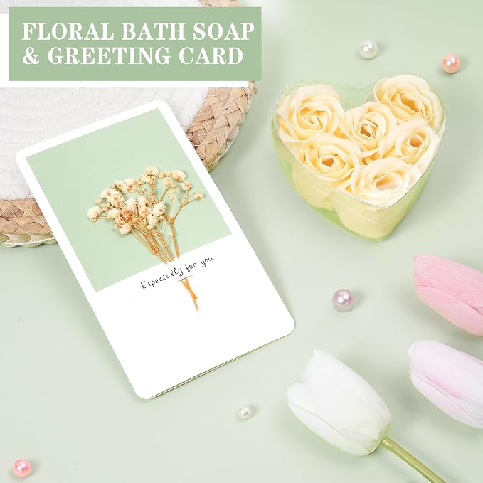 Mother‘s Day Gift for Women, Vanilla Relaxing Spa Gift Baskets, Self Care Kit Get Well Soon Gift Baskets, Care Package for Her Women Mom Friend Sister