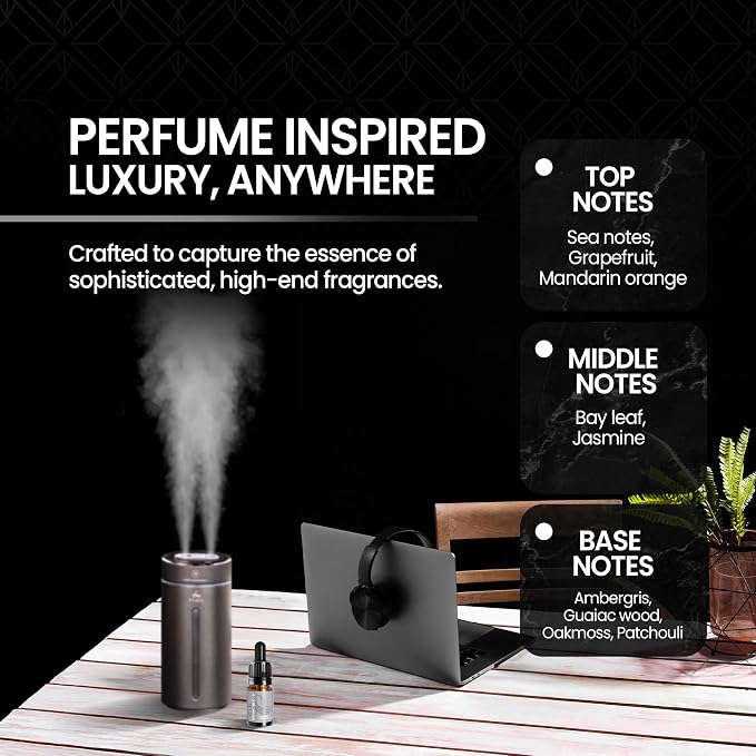 Inspired Diffuser Oil 10ml - Smells Like Luxury Perfume for Men - Long Lasting Diffuser Oil for Home, Ultrasonic & Waterless Diffusers, Humidifiers & Candles - Inv!ktos Perfume Inspired Scent by Perfa