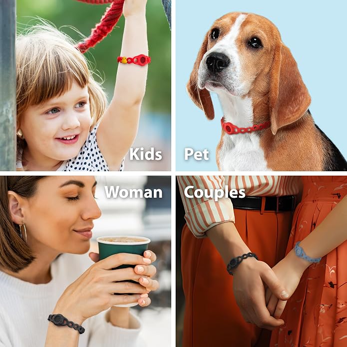 Bone Fragrance Chain (2 Packs), Aromatherapy Essential Oil Diffuser Bracelet, Adjustable & Skin-Friendly Silicone Wristband for Kids & Adults (2-Pack + 16 Pcs Refill Pads)