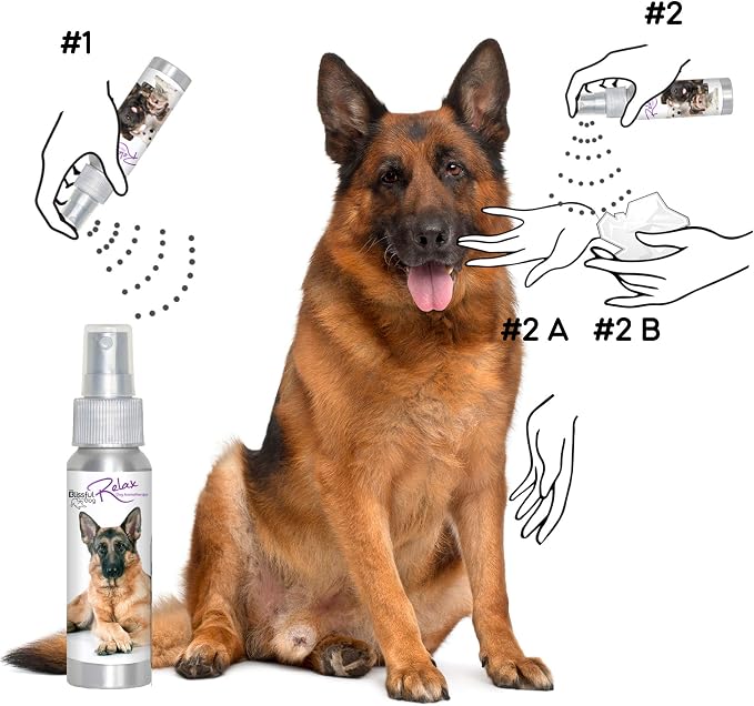 The Blissful Dog German Shepard Relax Dog Aromatherapy Spray for Your Dog's Anxiety