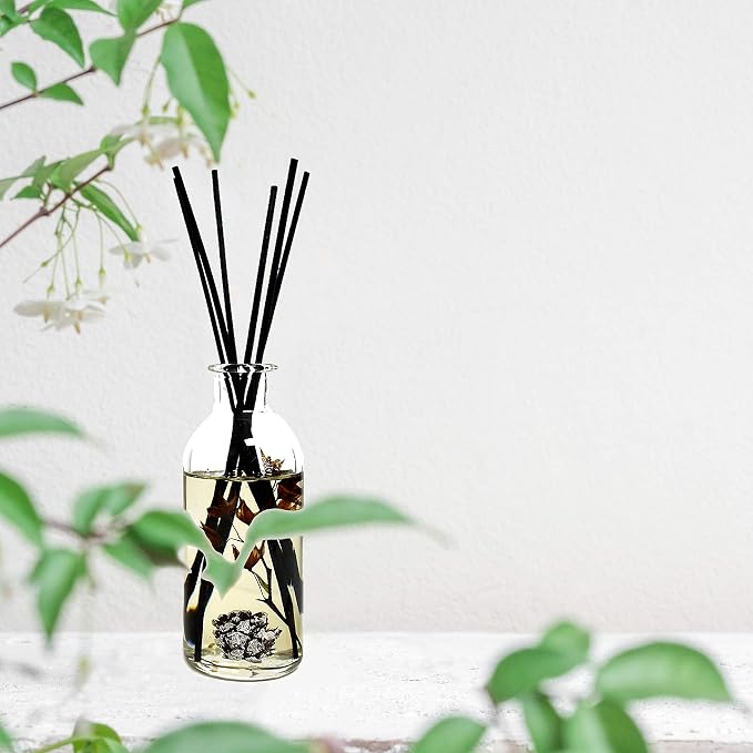 Urban Naturals Mountain Air Scented Fragrance Oil Reed Diffuser & Room Freshener | Golden Apples, Birch Wood, Fennel, Pear Eucalyptus, Mint & Aromatic Sage | Decorative Botanicals | Vegan | USA Made