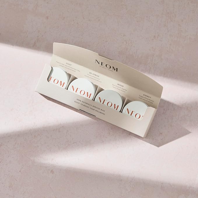 NEOM- Mini Candle Scent Discovery Set | x4 20g Mini Candles | 100% Natural Fragrance