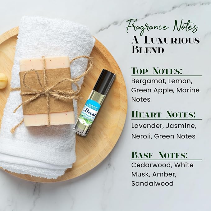 MOBETTER FRAGRANCE OILS Fresh & Breezy Fragrance Body Oil for Unisex