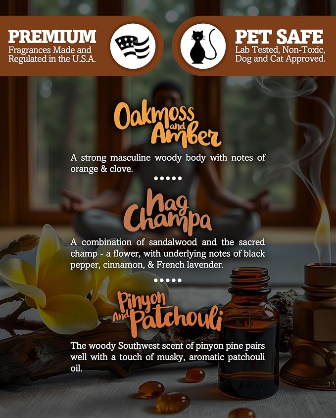 Shortie's Candle Company Earth Premium Wax Melts Variety 3 Pack - 9 Oz., Strong & Long Lasting, Non-Toxic - Made with Essential & Natural Oils - Formula 117