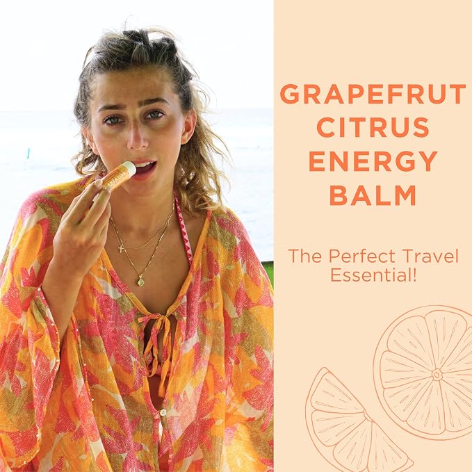 Honestly Margo Aromatherapy Balm Stick (Citrus Grapefruit, Pack of 2) – Organic Orange Essential Oil, Body Balm & Lip Balm | Aromatherapy Stick & Nasal Stick | Natural Citrus Oil, Women Self Care