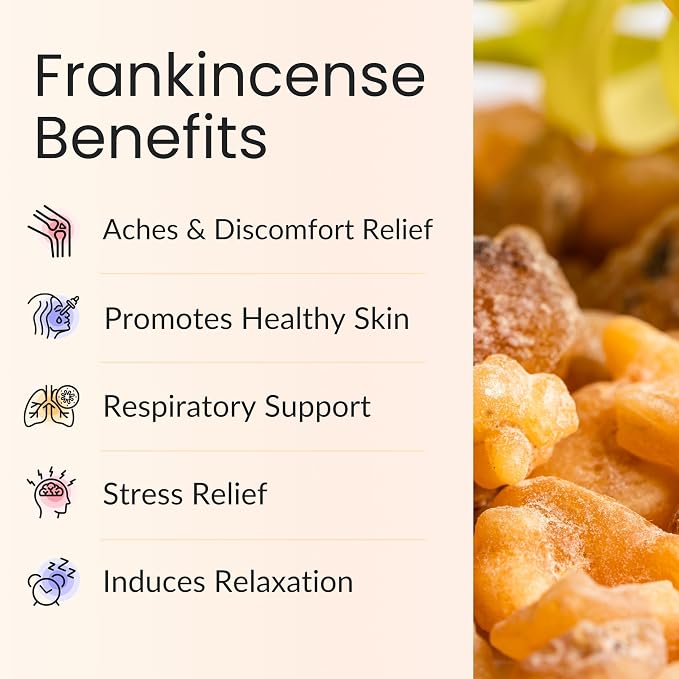 Vitality Extracts Frankincense Essential Oil (30ml) – 100% Pure Boswellia Serrata, Aromatherapy Oil for Relaxation & Calm, Skin Care Use, Warm Woody Scent for Diffuser, Massage & Yoga