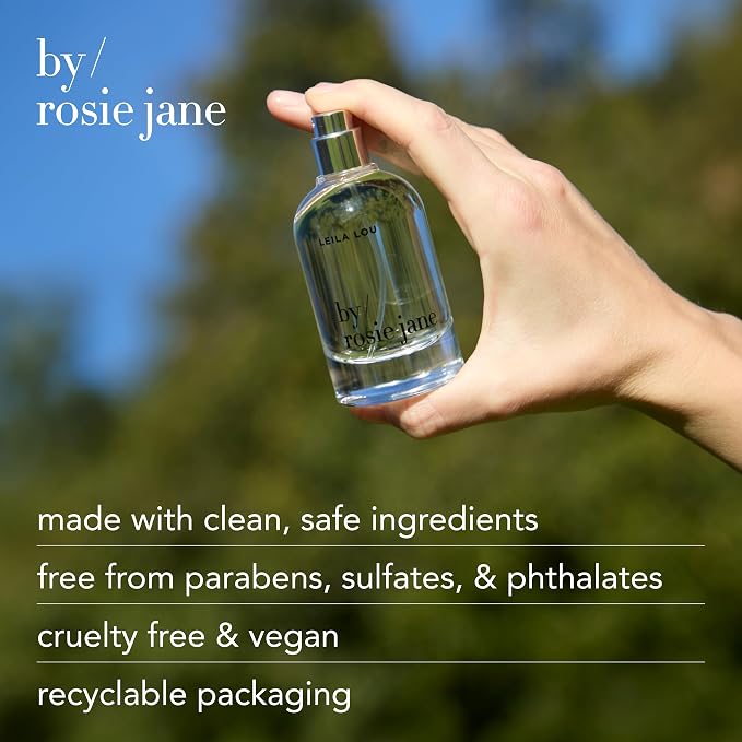 By Rosie Jane Roll On Perfume Oil (Matilda) - Clean, Non-Toxic Perfumes for Women - Long-Lasting Rollerball Perfume - Notes of Passionfruit, Sweet Meringue & Golden Musk - Vegan (7 ml)