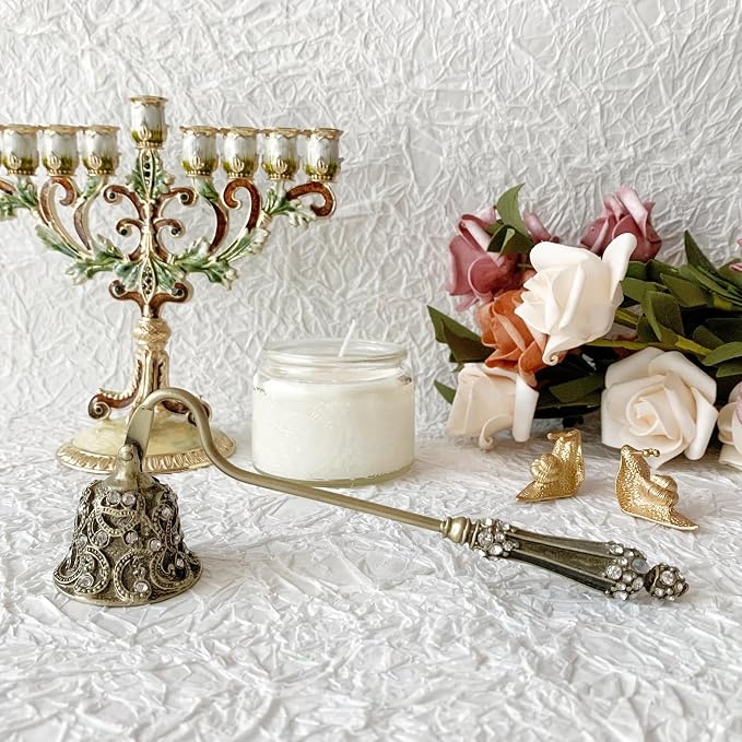 Candle Snuffer, Unique Candle Extinguisher Snuffer, Decorative Candle Extinguisher Metal Candle Tool