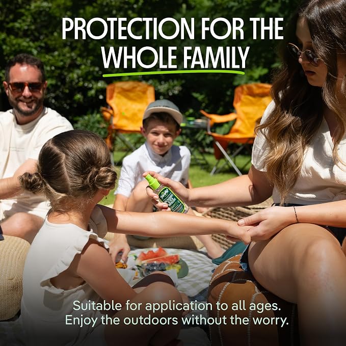 Murphy's Naturals Mosquito & Tick Bug Repellent Spray, Oil of Lemon Eucalyptus for Skin + Outdoor Gear, 2 Ounce Pump, 3-Pack