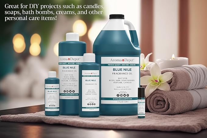 Aroma Depot 30ml. Blue Nile Roll-on Perfume/Skin Body Fragrance Oil. Our Interpretation, Pure-Uncut. Add a Few Drops to Your Aromatherapy Diffuser.