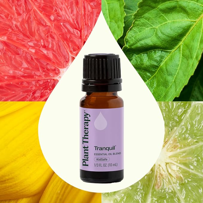 Plant Therapy Tranquil Essential Oil Blend - Peace & Calming Blend 100% Pure, Natural Aromatherapy, Grade 10 mL (1/3 oz)