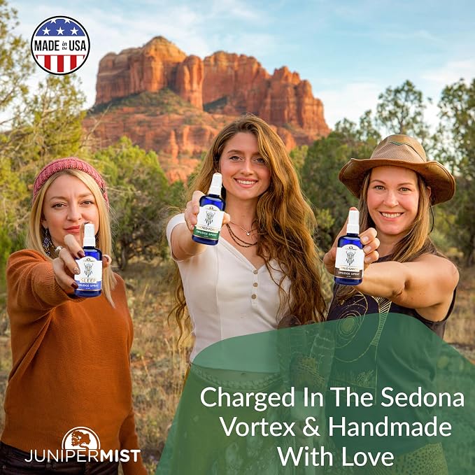 Cedar & Sage Smudge Spray (114ml), Sacred Forest Room Spray, Spiritual Cleansing Spray for Negative Energy, Smokeless Smudge Spray, Essential Oil Spray with Fir & Juniper UK