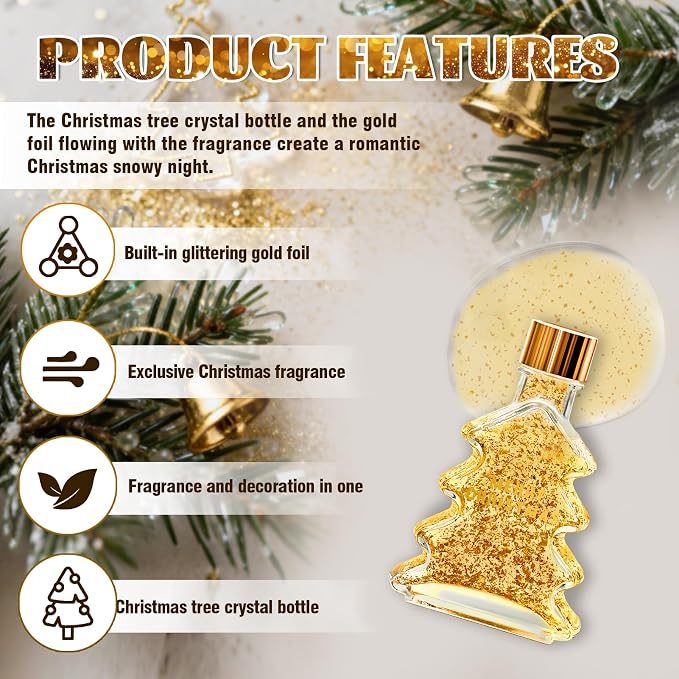 JAOJAO Reed Diffusers, Reed Diffuser Set Gardenia Scent with Gold foil for Bedroom Living Room Bathroom Office Home Long-Lasting Fragrance Aromatherapy Oil for Gift, 100ml