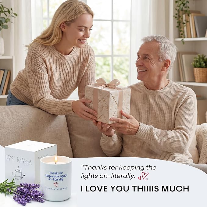Candles Gifts for Him Her, Lavender Pine Scented Candles, Natural Soy Candles Relaxation Gifts for Women Men Perfect for Christmas, Birthday, Mother Father Teachers Day