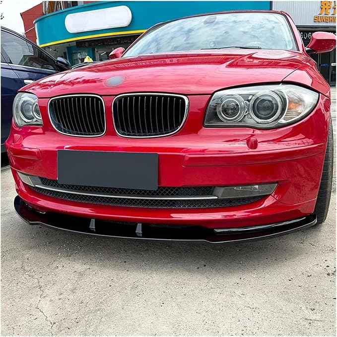 Front Spoiler Lip Splitter For BMW 1 Series E81 E82 E87 E88 LCI Standard 2008-2012 3Pcs Bumper Diffuser Body Kit
