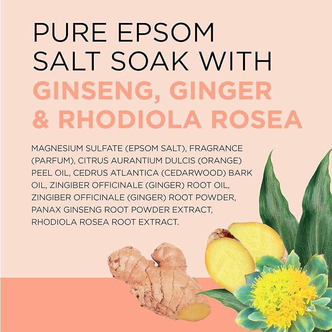 Dr Teal's Epsom Salt Magnesium Soak, Stress Relief with Essential Oils, 3 lbs
