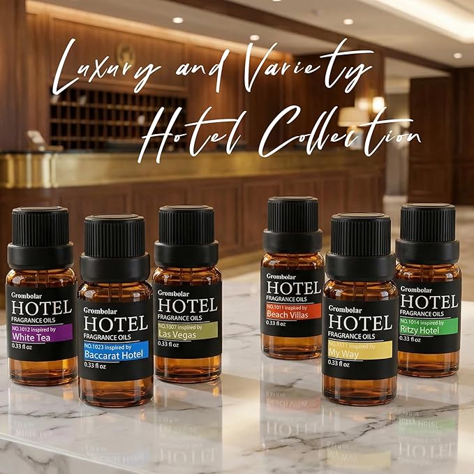 Essential Oils Set-Hotel Collection Diffuser Oil Gift Set,Premium Essential Oil for Diffusers, Home Care, Fragrance, Humidifiers