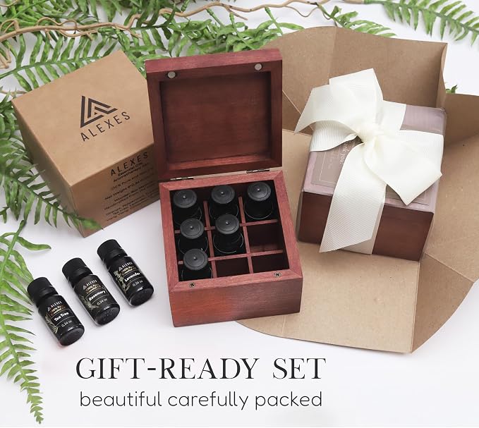 Fragrance Oil Set 9 Bottle Pack 0.34 oz - Therapeutic Grade Oils Gift Set - Premium Aromatherapy Oils – Pure Organic Essential Oil Set for Diffuser - Liquid Fragrance Oil