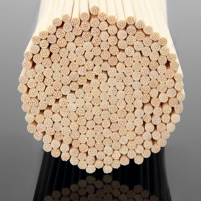 Reed Diffuser Sticks,7.5 Inch Natural Rattan Sticks,Diffuser Refills,Essential Oil Aroma Diffuser Replacements Sticks (Natural Color)