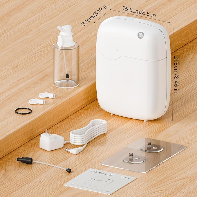 Waterless Essential Oil Diffuser - 3000 Sq.Ft Coverage, Whole-House Scent Diffuser Machine for Aromatherapy, 400ml Capacity, App Control Cold Air Oil Diffusers for Home Hotel Large Room Office Gifts