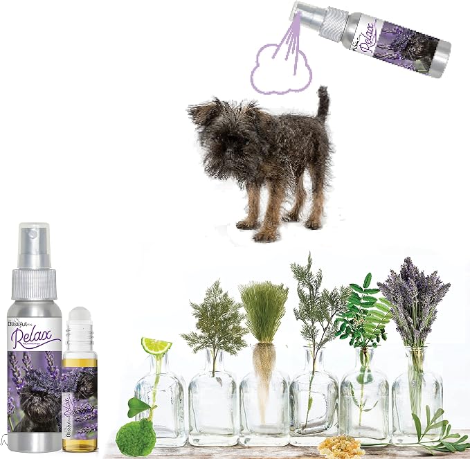The Blissful Dog Relax Roll-On Aromatherapy Spray for Dogs - Anxiety Relief for Dogs