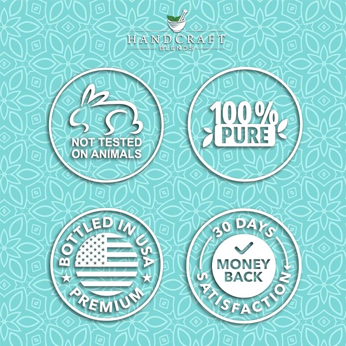 Handcraft Blends Crisp & Focused Set: Rosemary and Spearmint Essential Oils – (2 x 4 Fl Oz) – 100% Pure & Natural – for Diffuser, Aromatherapy, and DIY Projects