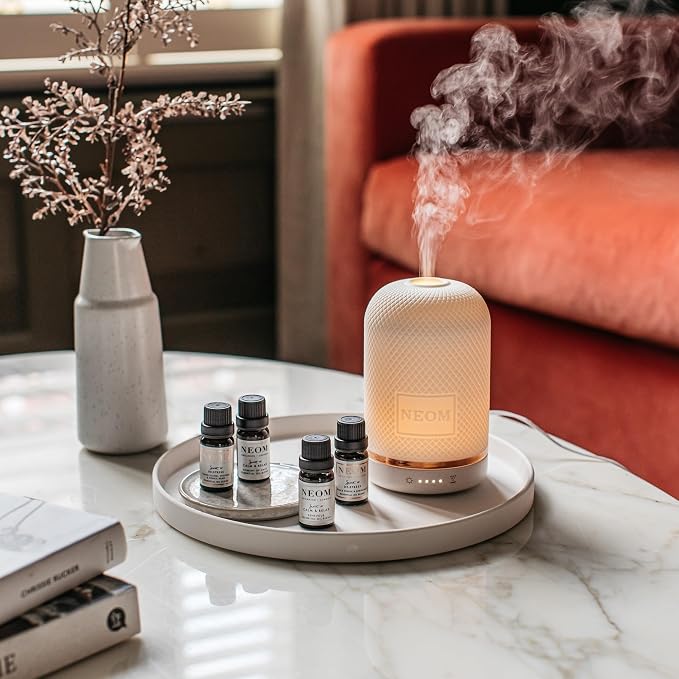 NEOM- Moment of Calm Essential Oil Blend, 10ml | Wild Rose & Neroli | Scent to Calm & Relax | 100% Natural Fragrance