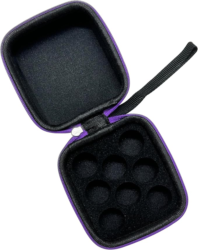 Essential Oils Case Glass Bottle Hard Carrying Case Storage Bag for 5ml Roller Bottles Spray Bottle Oil Vial Bottles