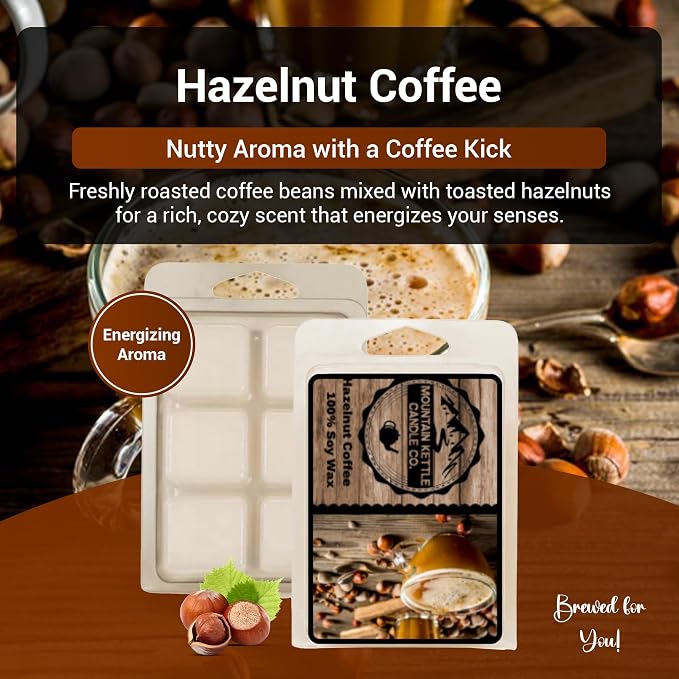 Mountain Kettle Wax Melts, Wax Melt Warmer Cubes, Wax Warmer Cubes, Pack of 5 (Cofee Pack)