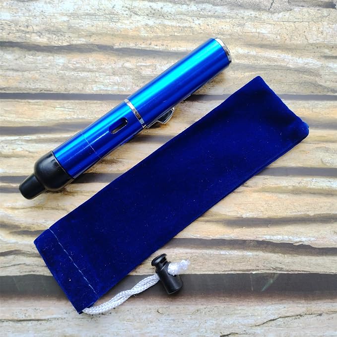 Torch Lighter,Handheld Multifunctional All-in-One Tube Built-in Detachable Windproof Lighter,Outdoor,Indoor,Camping,Candle,Birthday,Blue