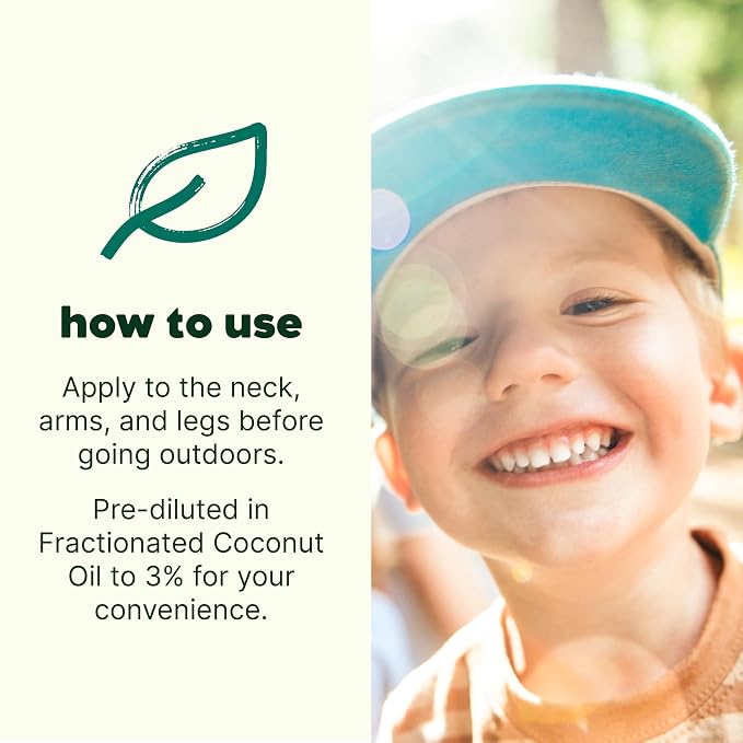 Plant Therapy Kids Shield Me Essential Oil Blend Pre-Diluted Roll On 10 mL (1/3 oz) 100% Pure, Gentle, Ready to use for Camping, Backyard & Travel