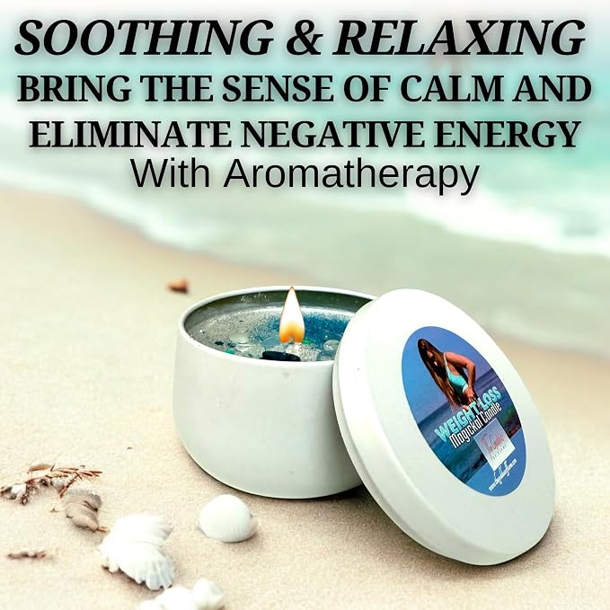 – Weight Loss Candle | Spiritual Candle for Willpower, Discipline & Focus | Hoodoo, Wiccan, Pagan, Conjure | Manifestation & Motivation Ritual (4oz)