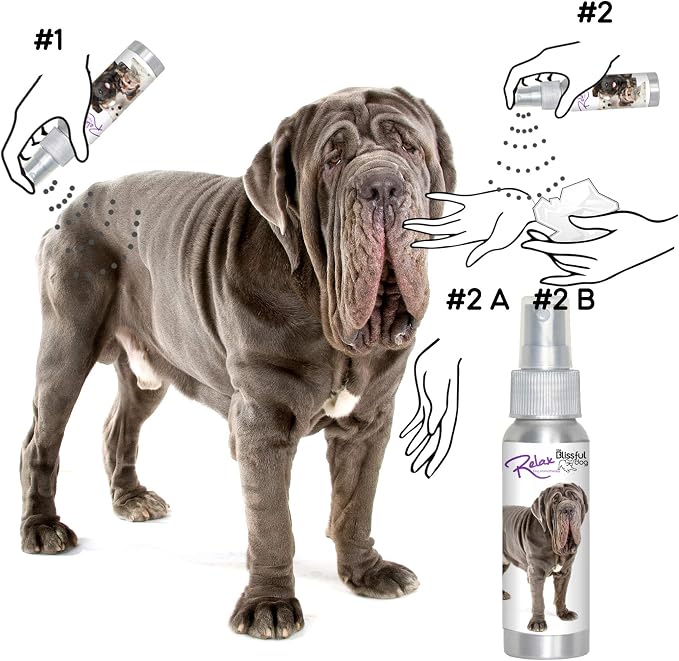 The Blissful Dog Neopolitan Mastiff Relax Roll-ON Aromatherapy for Dogs - Anxiety Relief for Dogs