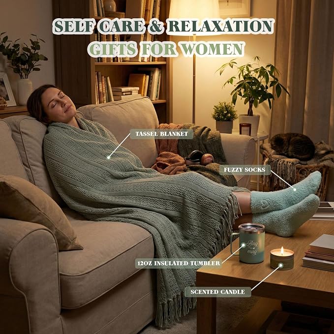 Get Well Soon Gifts for Women Get Well Gift Baskets for Women Self Care Package After Surgery Recovery Sympathy Gift Box Feel Better Encouragement for Mom Friend Teacher Coworker