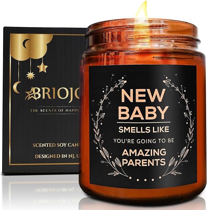 Gender Reveal Gifts for Parents to Be - Relaxing Candles for First Time Moms Dad to Be - New Parents Gifts for Couples - Valentines Congratulations 1st Baby Pregnant Mommy First Mothers Day