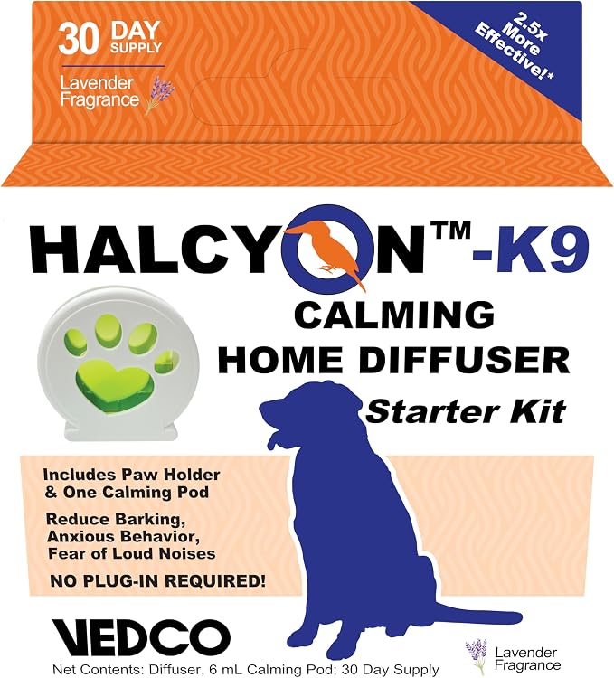 Vedco Halcyon K9 Calming Home Diffuser for Dogs Starter Kit