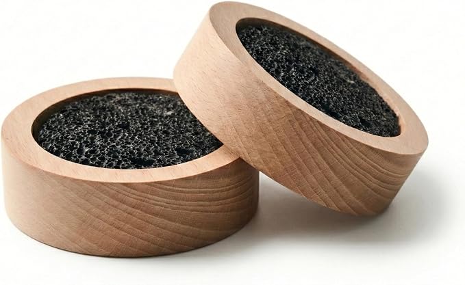 CUIYAKI 2Pcs Essential Oil Diffuser for Desk Office, Passive Lava Rock Diffuser for Aromatherapy, Small Personal Air Freshener for Nightstand, Safe for Sauna & Spa