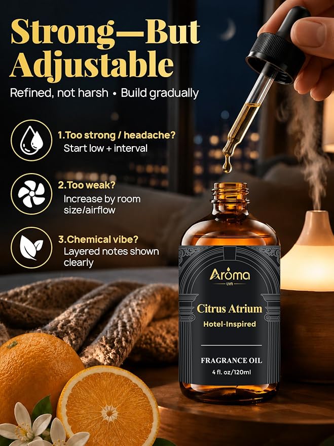 Citrus Atrium — A Hotel-Inspired Diffuser Oil, Inspired by The 1 Hotel Miami Scent - My Way Diffuser Oil Fragrance Oil for Ultrasonic and Waterless Diffusers and Crafting