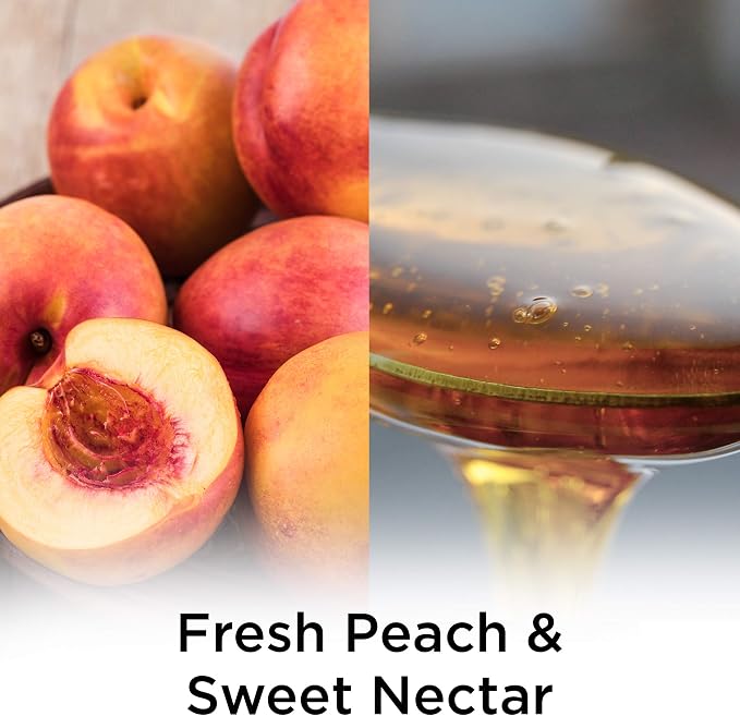 Air Wick Plug in Scented Oil Refill, 5 Ct, Fresh Peach and Sweet Nectar, Air Freshener, Essential Oils, Spring Collection