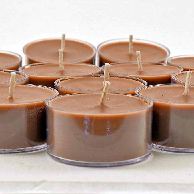 Nag Champa Scented - Soy Tealight Candles, 12 Pack - Highly Scented - Handmade in The USA - Candeo Candle - Summer Scents