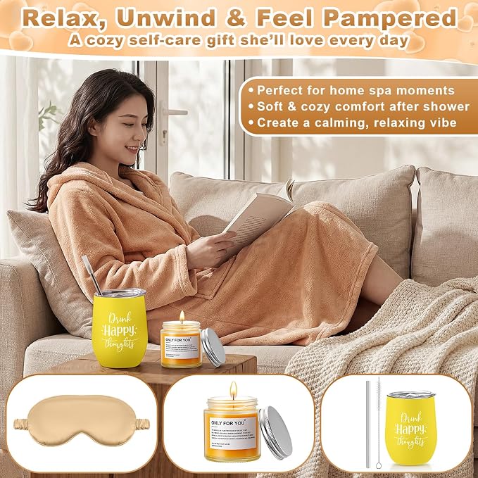 11 Pcs Birthday Gift for Women Mother Gifts Set Spa Gift Baskets for Women Get Well Care Package for Mom Her Wife Friend