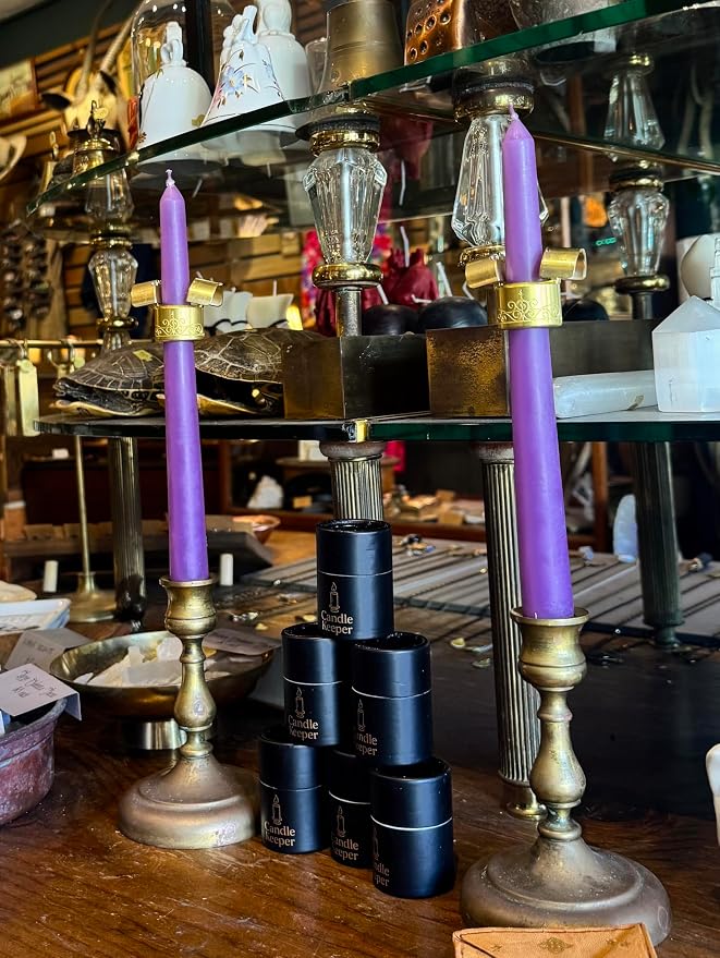 Automatic Candle Extinguisher | All-in-One Candle Snuffer & Wick Trimmer | American Solid Brass Design | Unique Gift Ideas | Vintage Home Safety Décor