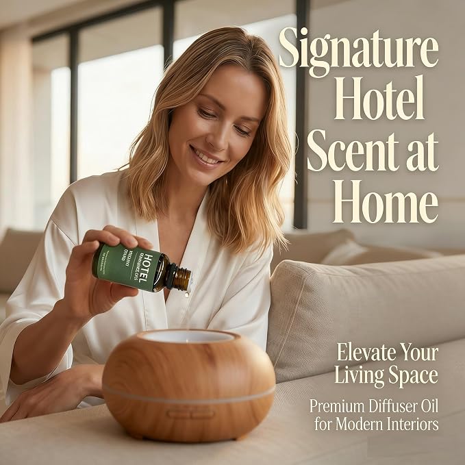 Verdant Citrus Diffuser Oil – Luxury Hotel-Inspired Essential Oils for Diffusers Aromatherapy – Fragrance Oil Blend – Refreshing Home Essentials for Living Room & Bathroom – 30ml