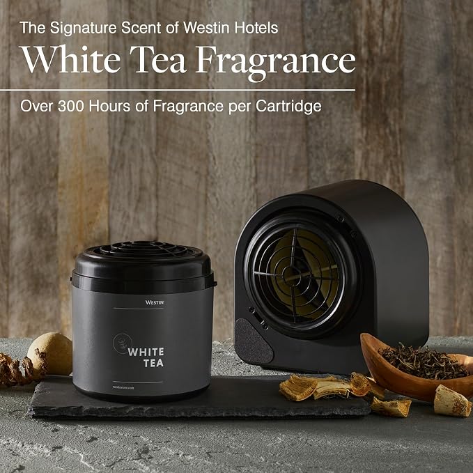 Westin White Tea Home Diffuser Refill Cartridge - Authentic Westin Hotel Fragrance - Signature White Tea Scent