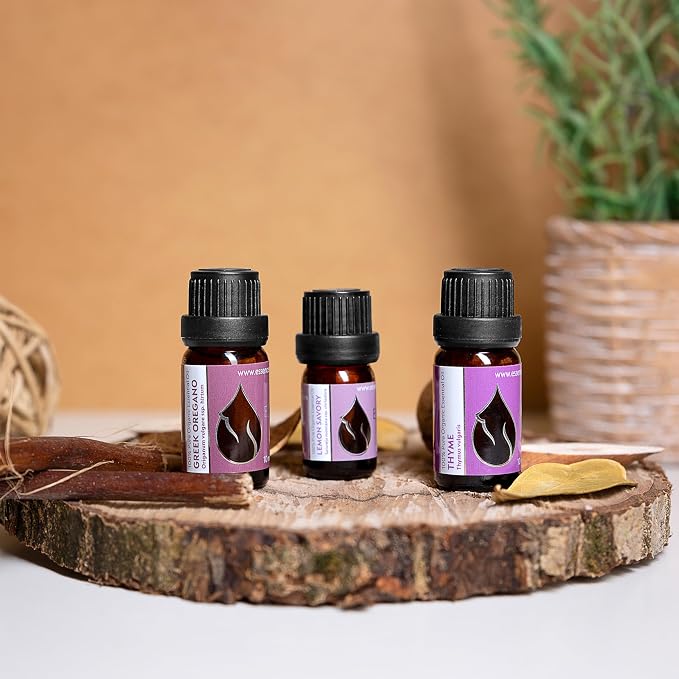 Essences Bulgaria Organic Greek Oregano Essential Oil 1/3 Fl Oz | 10ml | Origanum vulgare SSP. hirtum | 100% Pure and Natural | Undiluted | Therapeutic Grade | Family Owned Farm | Steam-Distilled