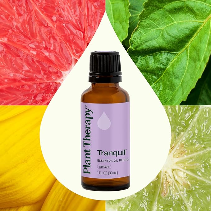 Plant Therapy Tranquil Essential Oil Blend, 30 mL (1 oz), 100% Pure, Undiluted, Natural Aromatherapy, Excellent for Meditation and Relaxation