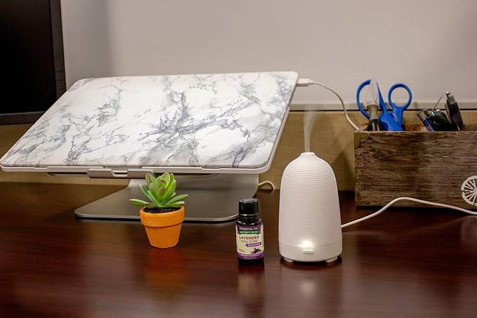Nature's Truth Ultrasonic Mini Diffuser with up to 10 Hours Run Time, White