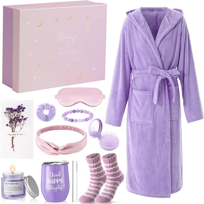 11 Pcs Birthday Gift for Women Mother Gifts Set Spa Gift Baskets for Women Get Well Care Package for Mom Her Wife Friend
