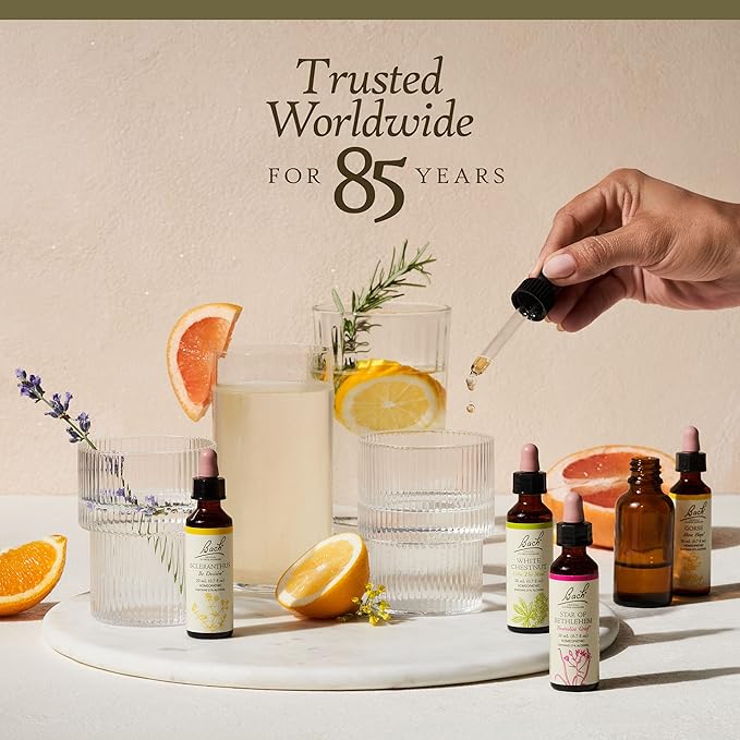 Bach Original Flower Remedies, Hope and Joy Kit, For Comfort and Optimism, Natural Homeopathic Flower Essence, Holistic Wellness, Vegan, 3 x 20mL Droppers